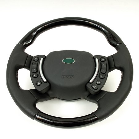 Range Rover L322 Heated Steering Wheel BLACK PIANO ( Sport grip - Click Image to Close
